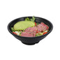 Voga 27 oz Round Black Melamine Large Bowl - Japonais, Faux Stone - 7 3/4" x 7 3/4" x 3" - 2 count box