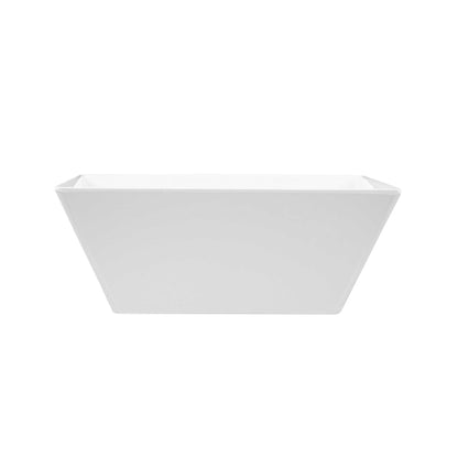 Voga 180 oz Square White Melamine Serving Bowl - Classic - 11 3/4" x 11 3/4" x 4 1/2" - 2 count box