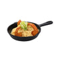 Voga 12 oz Black Melamine Serving Dish with Handle - Faux Cast Iron - 10" x 6 3/4" x 1 1/4" - 6 count box