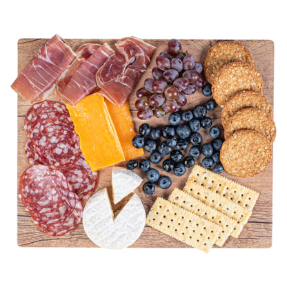 Voga Countryside Brown Melamine Serving Board - Faux Wood - 12 1/2" x 10 1/4" x 1/2" - 1 count box