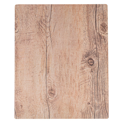 Voga Countryside Brown Melamine Serving Board - Faux Wood - 12 1/2" x 10 1/4" x 1/2" - 1 count box