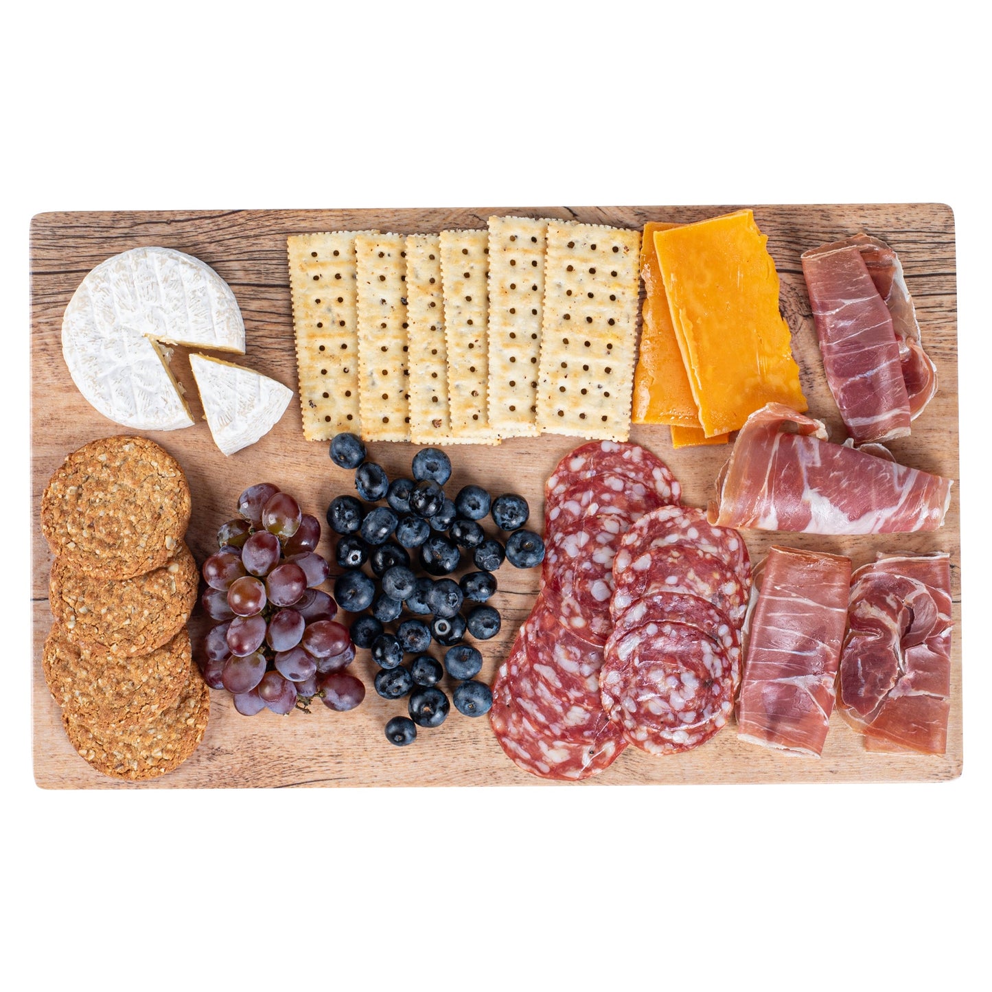 Voga Countryside Brown Melamine Serving Board - Faux Wood - 16" x 10" x 1/2" - 1 count box