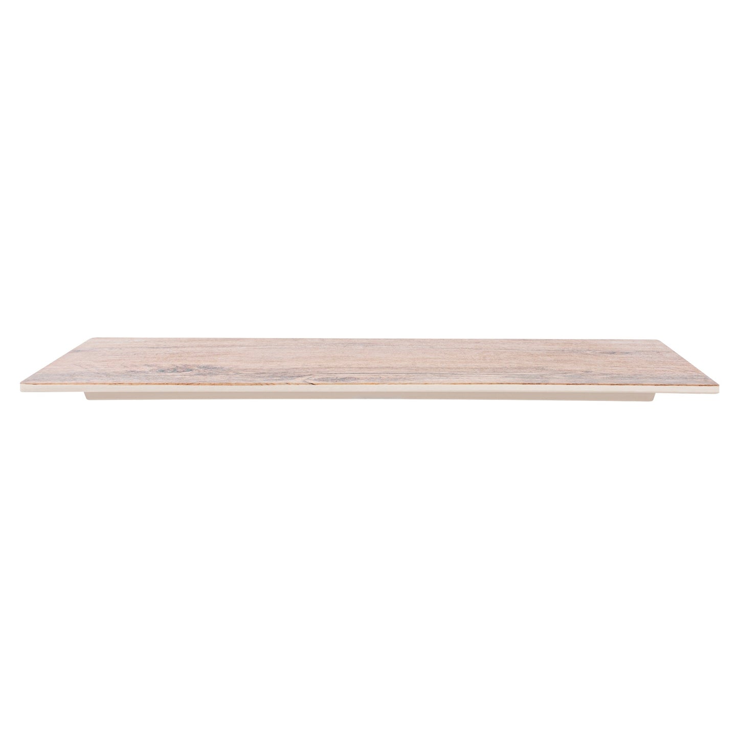 Voga Countryside Brown Melamine Serving Board - Faux Wood - 16" x 10" x 1/2" - 1 count box