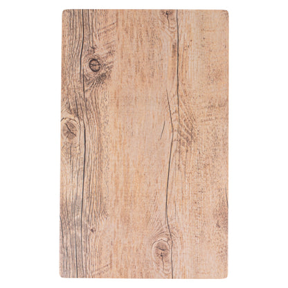 Voga Countryside Brown Melamine Serving Board - Faux Wood - 16" x 10" x 1/2" - 1 count box