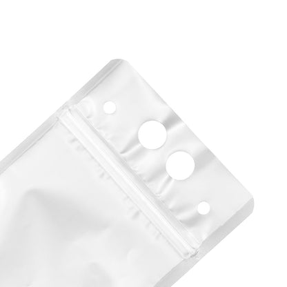Bag Tek 17 oz Clear Plastic Drink Pouch - Single Zipper - 5" x 9" x 1 1/2" - 100 count box
