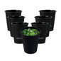 Bev Tek 12 oz Round Matte Black Plastic Hot / Cold Drinking Cup - 3 1/2" x 3 1/2" x 4" - 100 count box