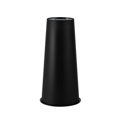 Bev Tek 24 oz Round Matte Black Plastic Hot / Cold Drinking Cup - 3 1/2" x 3 1/2" x 7" - 100 count box