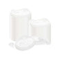 Bev Tek Clear Plastic Pop Lock Hot / Cold Drinking Cup Lid - Fits 12, 16 and 24 oz - 100 count box