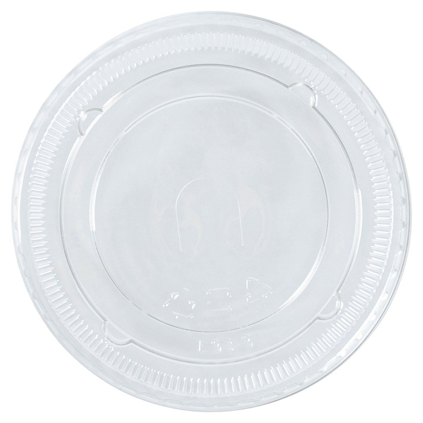 Visage Round Clear Plastic Flat Lid - Fits 9, 12 and 16 oz - 1000 count box