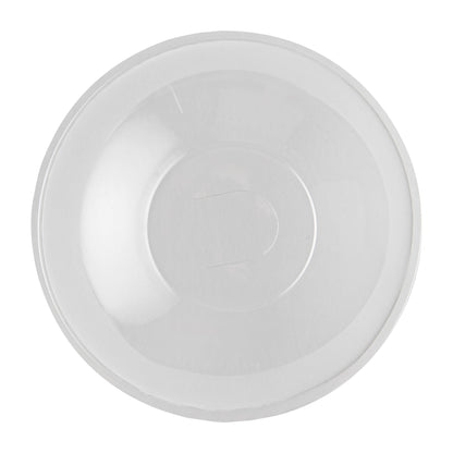 Visage Round Clear Plastic Dome Lid - Fits 9 / 12 / 16 oz - 100 count box