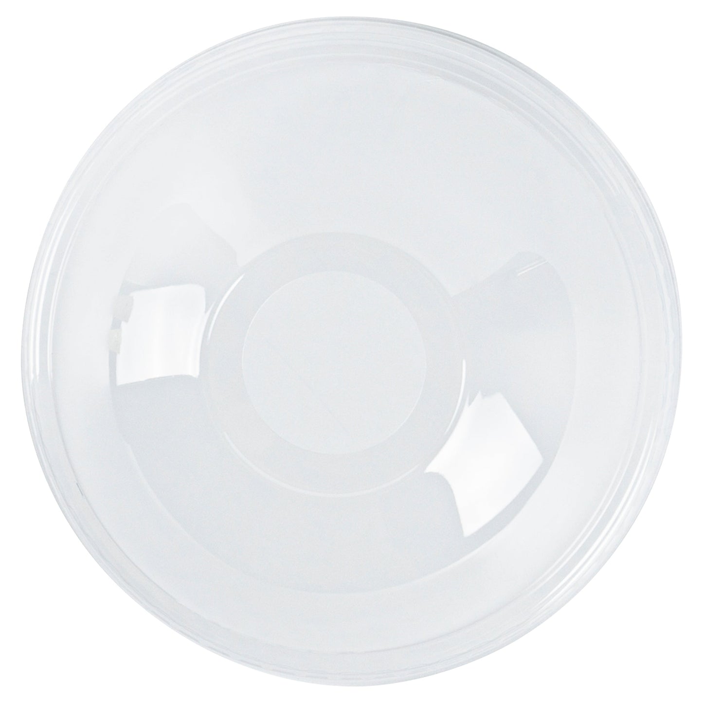 Visage Round Clear Plastic Dome Lid - Fits 9, 12 and 16 oz - 1000 count box
