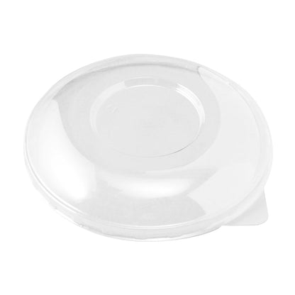 Thermo Tek Clear Plastic Ergo-Grip Bowl Lid - Fits 8 / 12 / 16 oz - 50 count box