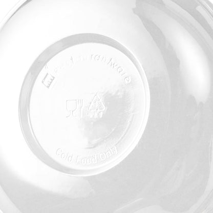 Thermo Tek Clear Plastic Ergo-Grip Bowl Lid - Fits 8 / 12 / 16 oz - 50 count box