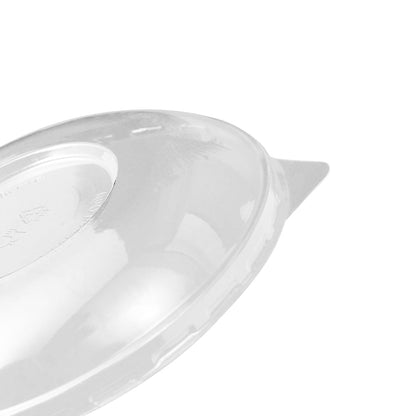 Thermo Tek Clear Plastic Ergo-Grip Bowl Lid - Fits 8 / 12 / 16 oz - 500 count box