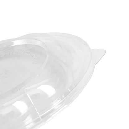 Thermo Tek Clear Plastic Ergo-Grip Bowl Lid - Fits 24 / 32 / 48 oz - 500 count box
