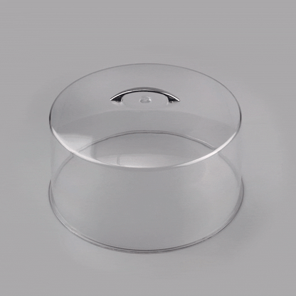Sweet Vision Round Clear Cake Cover - 12" x 12" x 6 1/2" - 1 count box