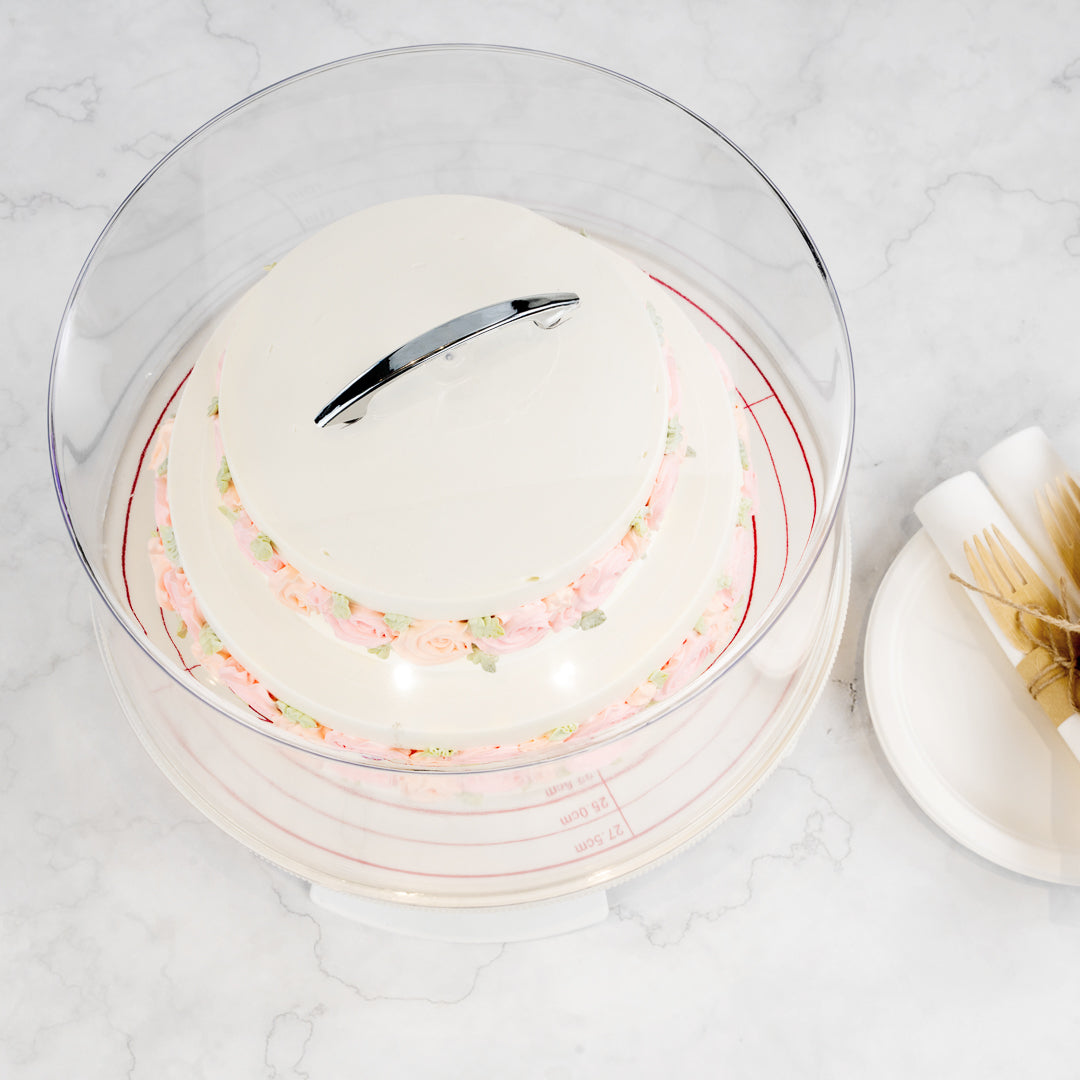 Sweet Vision Round Clear Cake Cover - 12" x 12" x 6 1/2" - 1 count box
