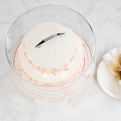 Sweet Vision Round Clear Cake Cover - 12" x 12" x 6 1/2" - 1 count box