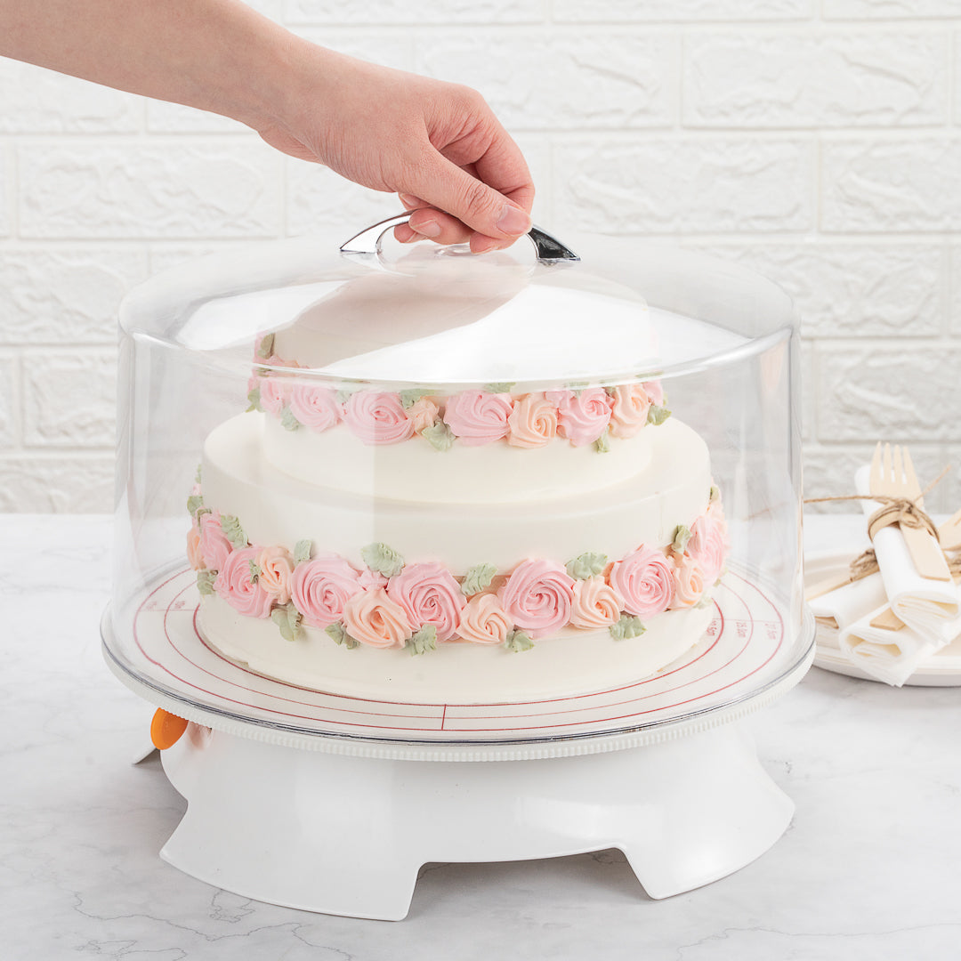 Sweet Vision Round Clear Cake Cover - 12" x 12" x 6 1/2" - 1 count box