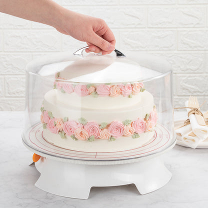 Sweet Vision Round Clear Cake Cover - 12" x 12" x 6 1/2" - 1 count box