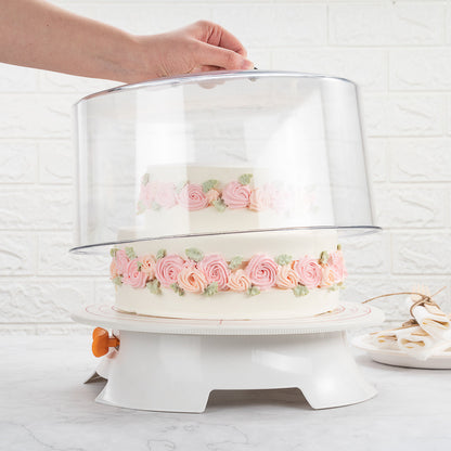 Sweet Vision Round Clear Cake Cover - 12" x 12" x 6 1/2" - 1 count box