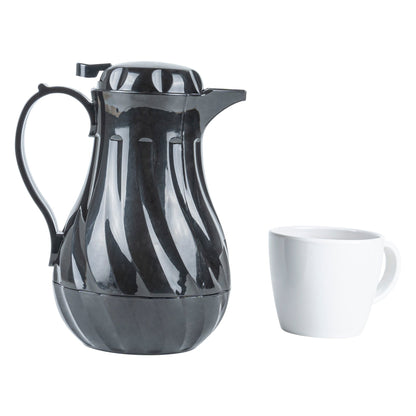 Restpresso 20 oz Black Thermal Coffee Carafe / Server - 6 1/2" x 5" x 8" - 1 count box