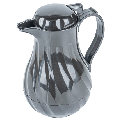Restpresso 20 oz Black Thermal Coffee Carafe / Server - 6 1/2" x 5" x 8" - 10 count box