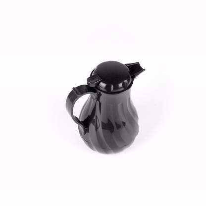 Restpresso 20 oz Black Thermal Coffee Carafe / Server - 6 1/2" x 5" x 8" - 10 count box
