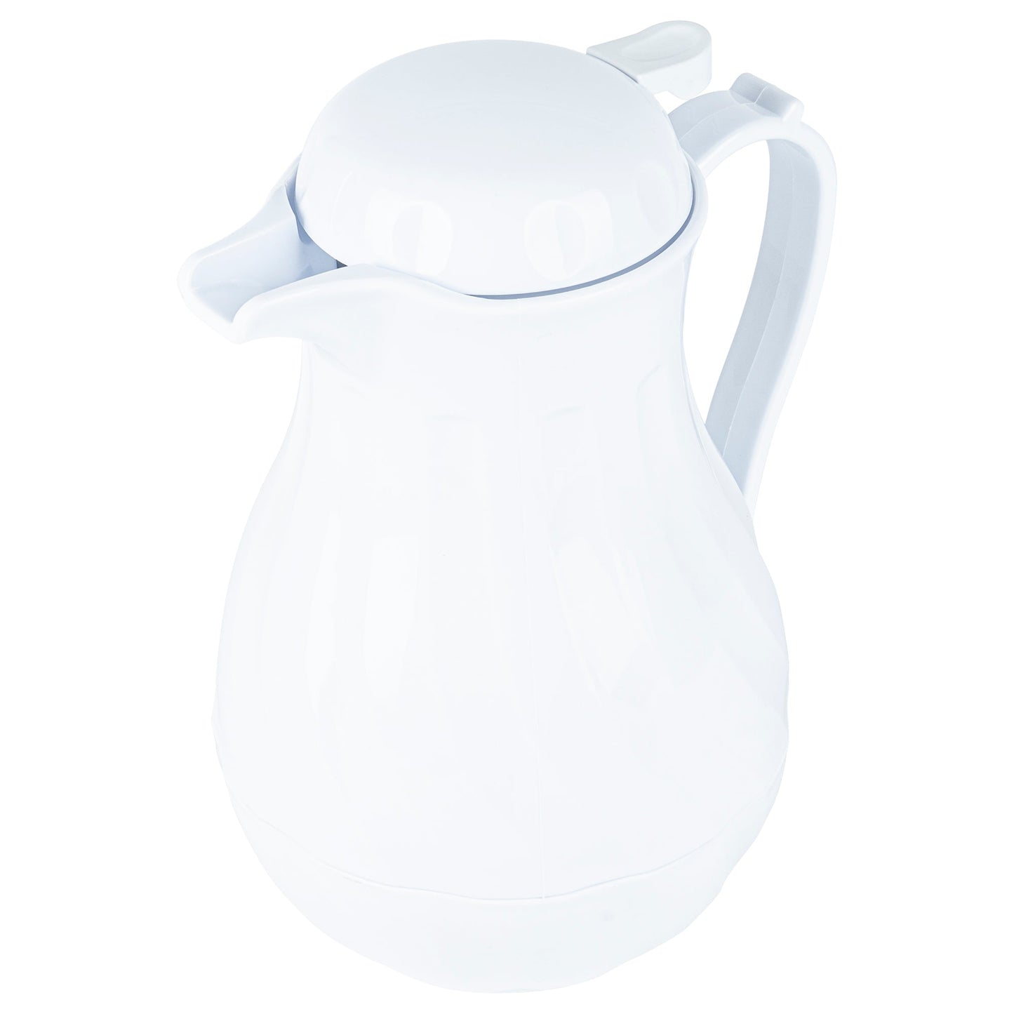 Restpresso 64 oz White Thermal Coffee Carafe / Server - 8 3/4" x 6 1/4" x 11" - 10 count box