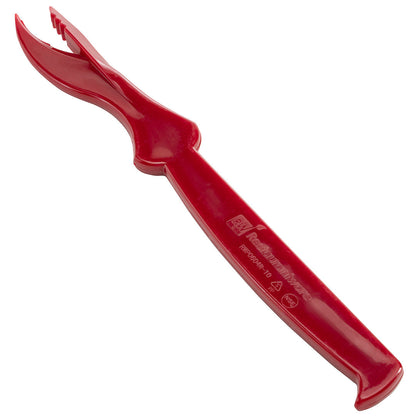 Cater Tek Red Plastic Seafood Sheller - 7 1/2" - 100 count box