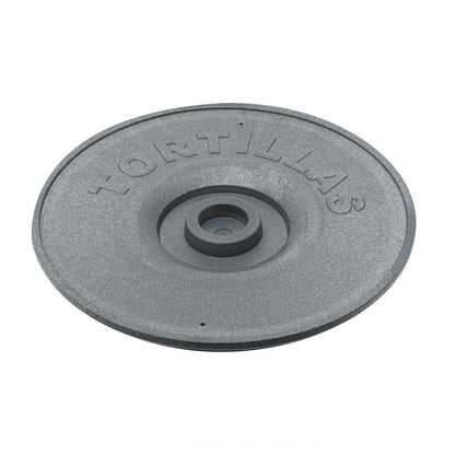 Chef 101 Round Gray Plastic Tortilla Warmer / Server - 8 1/2" x 8 1/2" x 2 1/4" - 1 count box