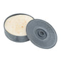 Chef 101 Round Gray Plastic Tortilla Warmer / Server - 8 1/2" x 8 1/2" x 2 1/4" - 10 count box