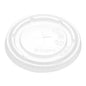 Sustain Round Clear PLA Plastic Flat Lid - For 9, 12, 16 and 20 oz Drinking Cup, Compostable - 1000 count box