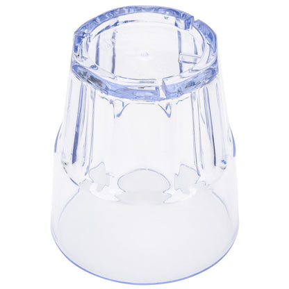 Bev Tek 12 oz Round Clear Plastic Tumbler - Shatter-Resistant - 3 1/2" x 3 1/2" x 4" - 50 count box