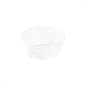 Chef 101 2 oz Round Clear Plastic Portion Cup - 2 1/2" x 2 1/2" x 1 1/4" - 2000 count box