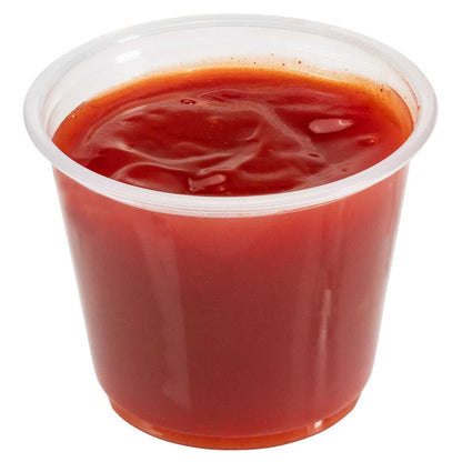 Chef 101 5.5 oz Round Clear Plastic Portion Cup - 3" x 3" x 2 1/4" - 2000 count box
