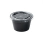 Chef 101 Round Clear Plastic Portion Cup Lid - Fits 3.3, 4 and 5.5 oz - 3" x 3" x 1/4" - 2000 count box