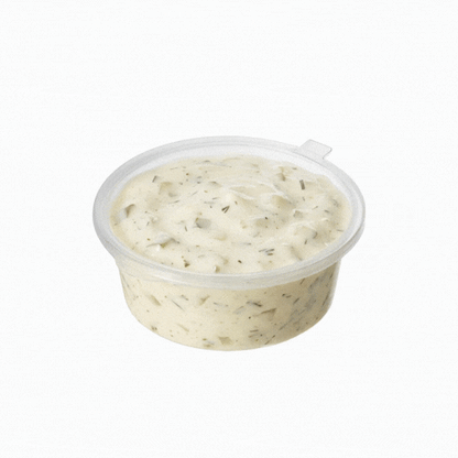 Chef 101 4 oz Clear Plastic Portion Cup - with Hinged Lid - 3 1/4" x 3 1/4" x 1 1/4" - 2000 count box