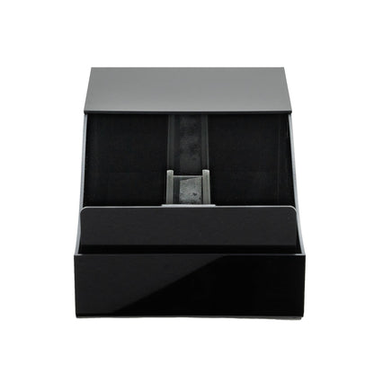 Restpresso Black Acrylic Horizontal Coffee Cup Sleeve Dispenser - 9 1/2" x 6" x 3 3/4" - 1 count box