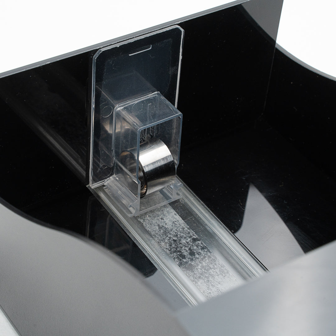 Restpresso Black Acrylic Horizontal Coffee Cup Sleeve Dispenser - 9 1/2" x 6" x 3 3/4" - 1 count box