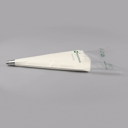 Pastry Tek Clear Plastic Easy Grip Pastry Piping Bag - Recyclable - 21" x 10 3/4" - 100 count box