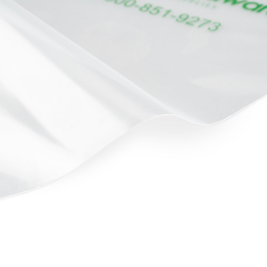 Pastry Tek Clear Plastic Pastry Piping Bag - Recyclable - 12 1/4" x 6" - 100 count box