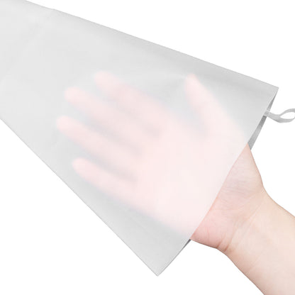 Pastry Tek White Silicone Pastry Piping Bag - 10 1/4" x 6 1/4" - 2 count box