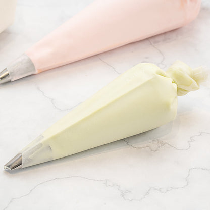 Pastry Tek White Silicone Pastry Piping Bag - 10 1/4" x 6 1/4" - 2 count box