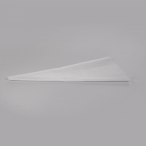 Pastry Tek White Silicone Pastry Piping Bag - 14" x 7 1/4" - 2 count box