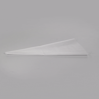 Pastry Tek White Silicone Pastry Piping Bag - 14" x 7 1/4" - 2 count box