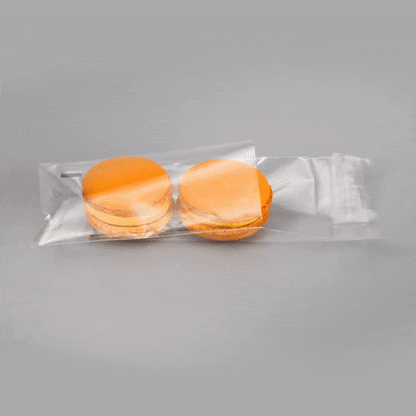 Bag Tek Clear Plastic Lip and Tape Bag - Self Sealing - 4" x 3" - 100 count box