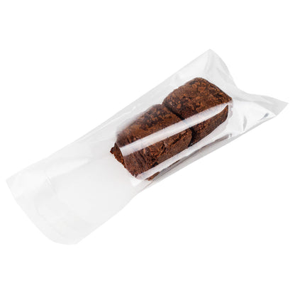 Bag Tek Clear Plastic Lip and Tape Bag - Self Sealing - 5" x 3" - 100 count box