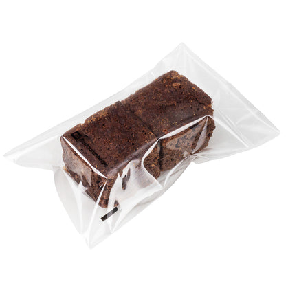 Bag Tek Clear Plastic Lip and Tape Bag - Self Sealing - 5" x 3" - 100 count box
