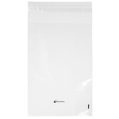 Bag Tek Clear Plastic Lip and Tape Bag - Self Sealing - 9" x 6" - 100 count box
